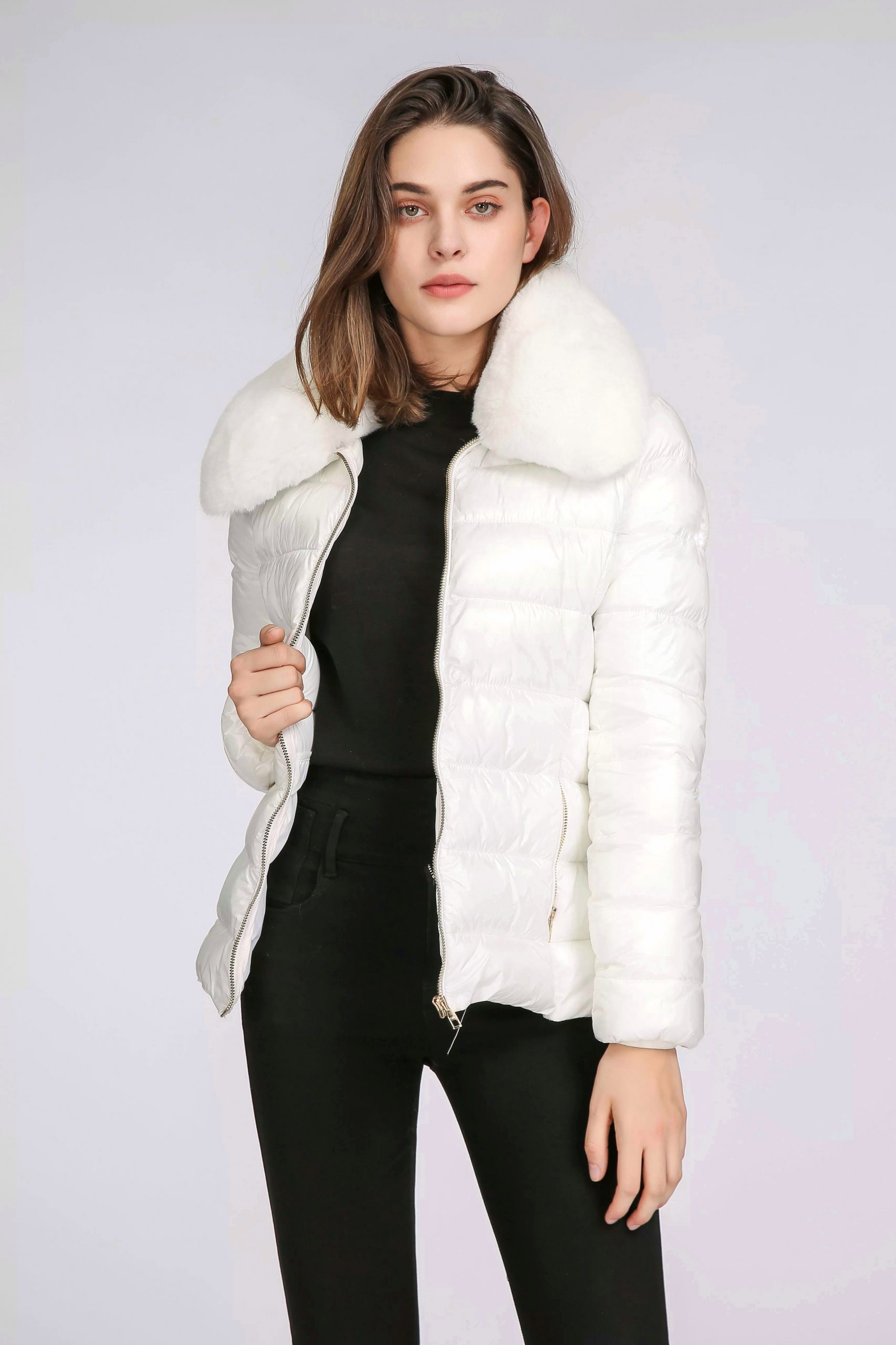 Bubble Coat for Women KHOKHAR LEATHERS