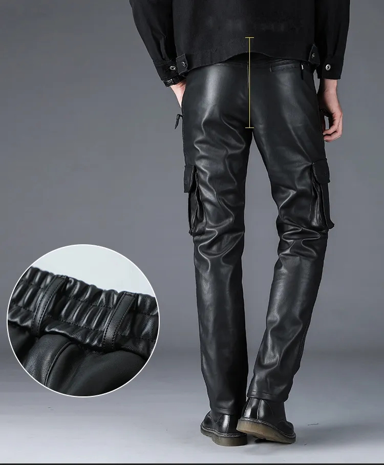 Cargo Leather Pants/ Cargo Pants/ Leather Pants – KHOKHAR LEATHERS